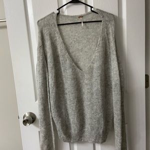 Free people knit v-neck sweater